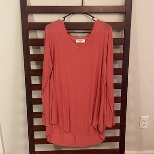 Zenana long sleeve V-neck